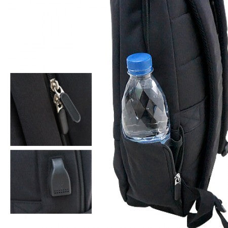 15.6'' MY Laptop Backpack with External USB Port