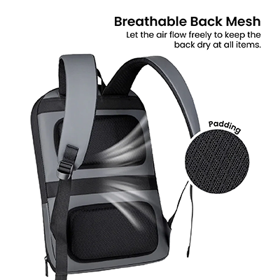 15.6" SLIM Expandable Laptop Backpack