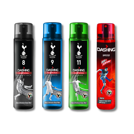 Dashing Deodorant Perfume Body Spray Anti-Odour 120ml