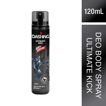 Dashing Deodorant Perfume Body Spray Anti-Odour 120ml