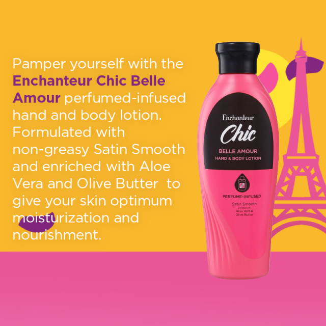 Losyen Tangan & Badan Enchanteur Chic 250ml