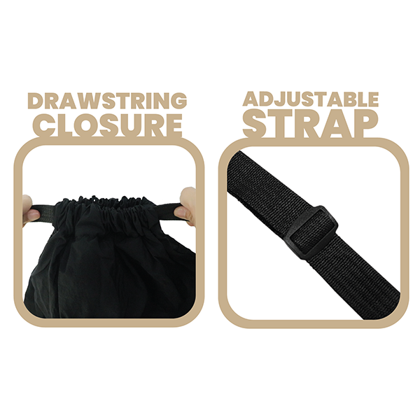 TARGET Foldable Nylon Drawstring Backpack