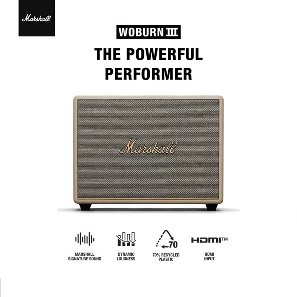 Marshall Woburn III Speaker Black (1006018 1006019 1006087)
