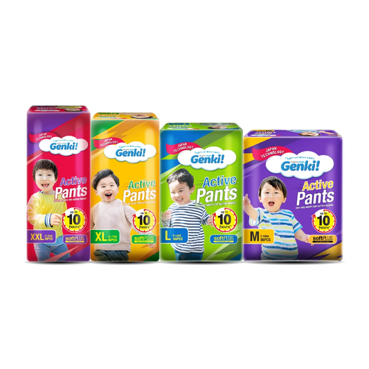 Genki! Mega Pants Diapers Baby