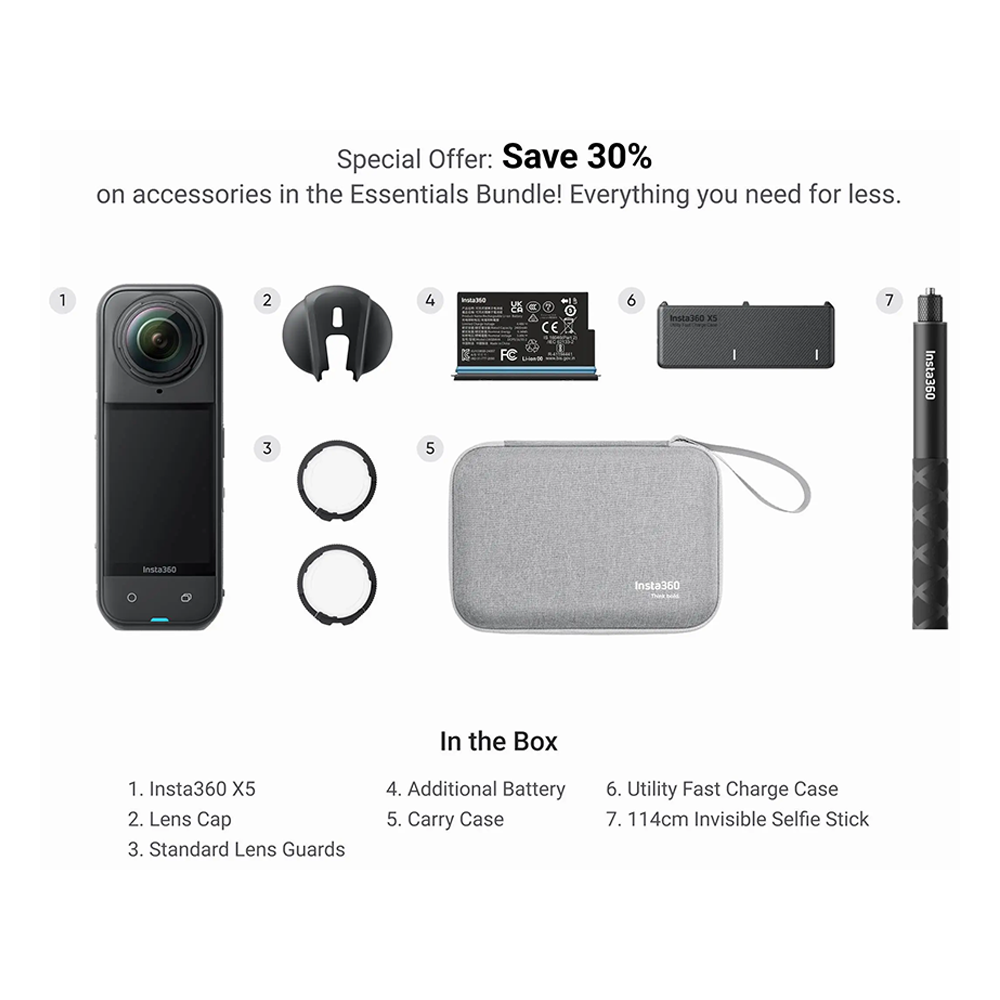Insta360 X5 Essential Bundle
