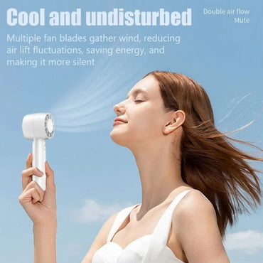 T-10 Mini Handheld Fan – Compact & Powerful Cooling!