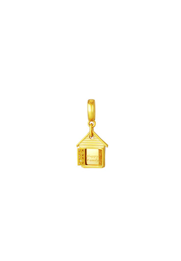 TOMEI Chomel Collection Happy Family Charm, Yellow Gold 916