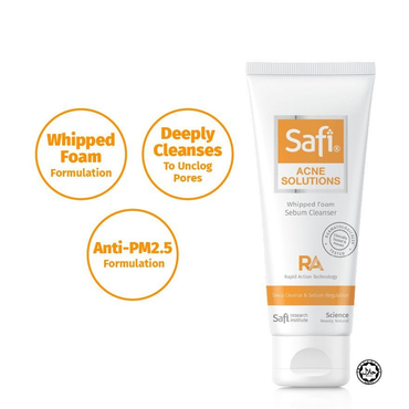 Safi Acne Solutions Whipped Foam Sebum Cleanser 100g
