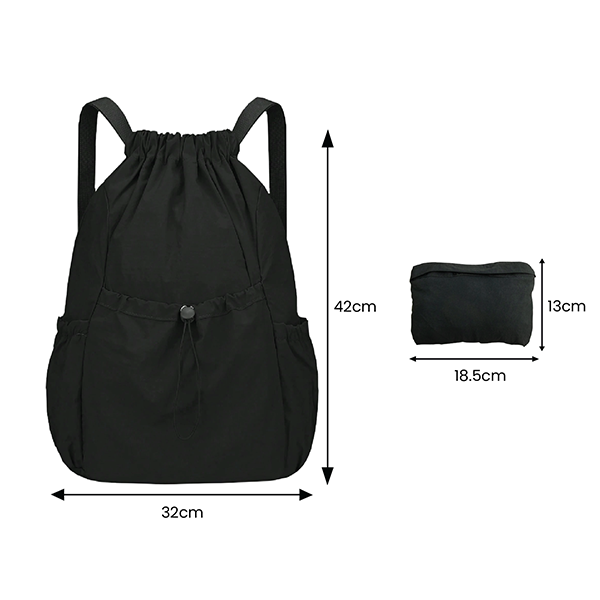 TARGET Foldable Nylon Drawstring Backpack