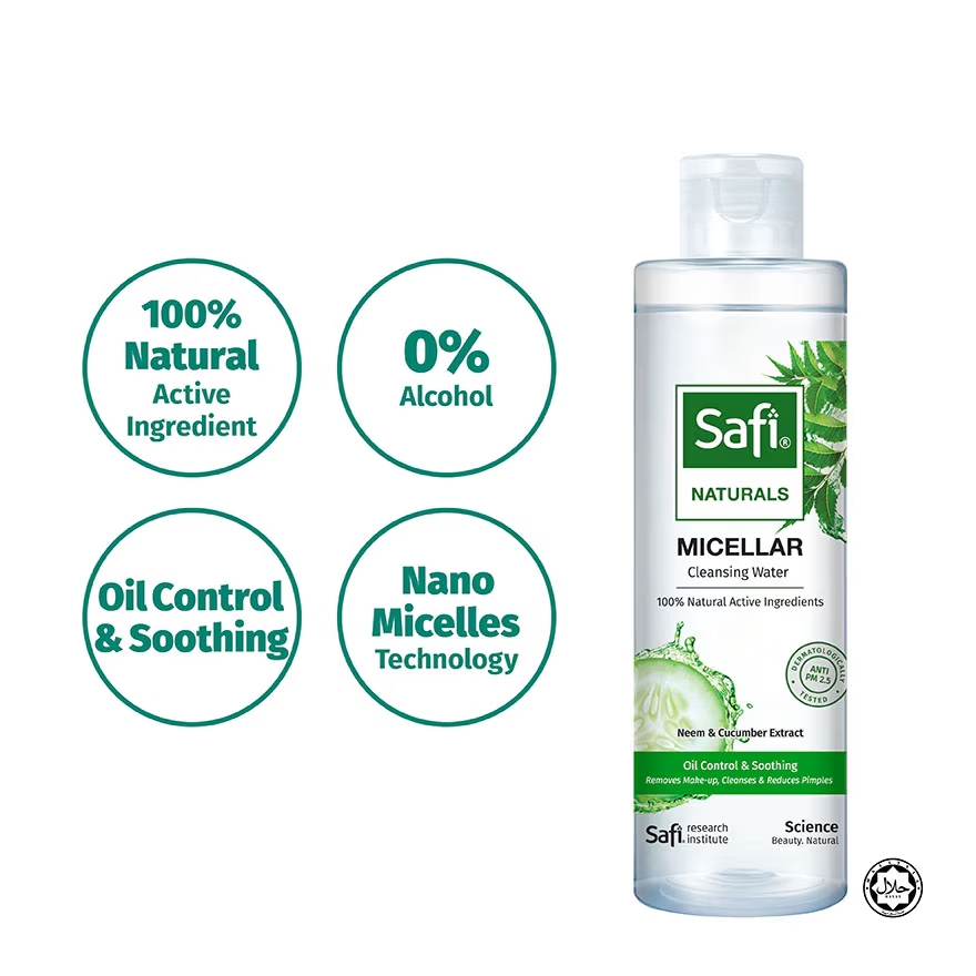 Safi Naturals Micellar Cleansing Water 200ml