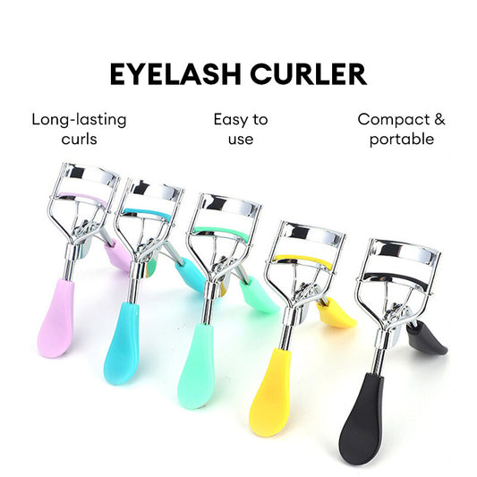 Color Curling Eyelash Curler Eyelash Aid Portable Makeup Tool for Women