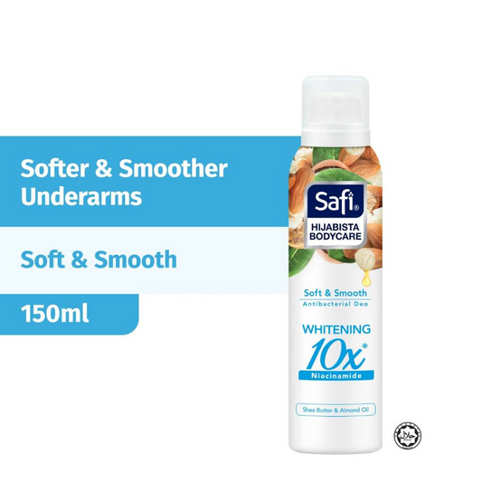 Safi Hijabista Bodycare Tender Whitening Deodorant Spray 150ml