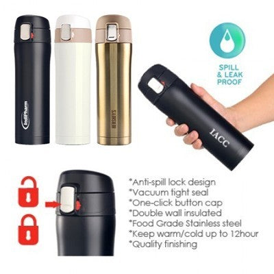 Lock Tech Stainless Steel Vacuum Thermos Flask - 500ml
