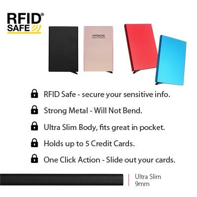 RFID Block Metal Credit Card Holder