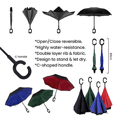 23" Open Reversible Quality Umbrella