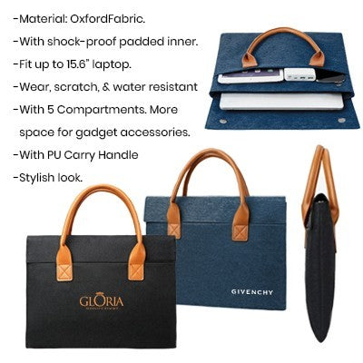 15.6" Oxford Water Repellent Laptop Pouch