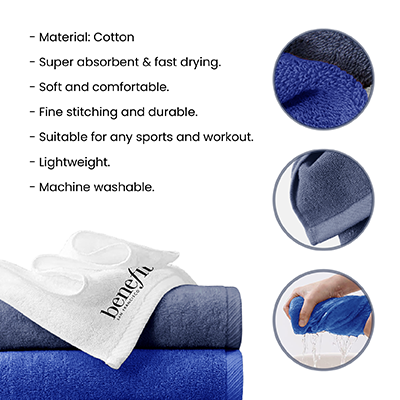 SPORTS Pure Cotton Sports Towel (1100x200) - 110g