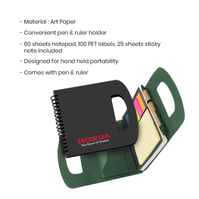 ARTOV Eco-Memo Notepad with Pen