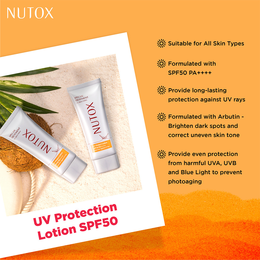 Losyen Pelindung UV Rawatan Khas Nutox SPF50 PA++ 30ml