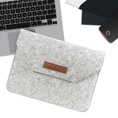 15.4'' Wool Felt iPad Pouch