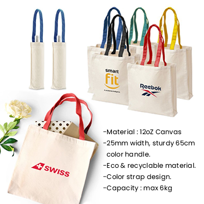 Duo Tone Canvas Bag 03 - 12oz (350x350x100)