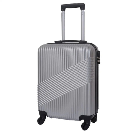 ARISE SHOP-Suitcase Airplane Luggage Travel Cabin Trolley Rigid ABS 4 Wheels Rigid Cabin Suitcase with Telescopic Handle 55x35x20CM