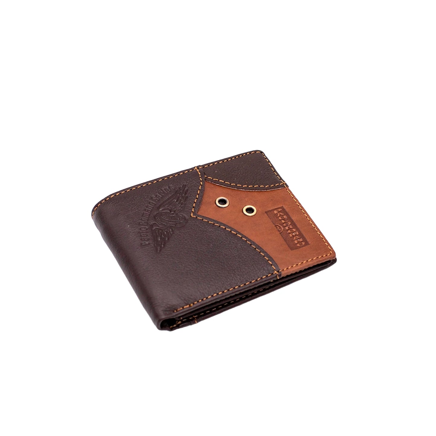 Dompet Kulit Lelaki, Dompet Kopi Hitam, Coklat dan Biru, Pemegang Kad, dengan Poket Syiling/Dompet dengan Kunci RFID untuk Kad Kredit, Dompet Ringan untuk Lelaki/Remaja