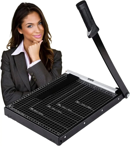 Paper guillotine, shear, A4, paper cutter, professional, Manual, maximum precision, Ediesi
