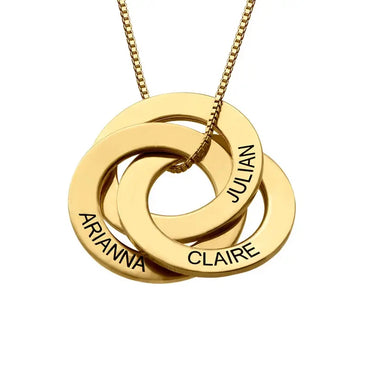 Gold-Plated Russian Ring Necklace: Timeless, Elegant Jewelry for All Occasions