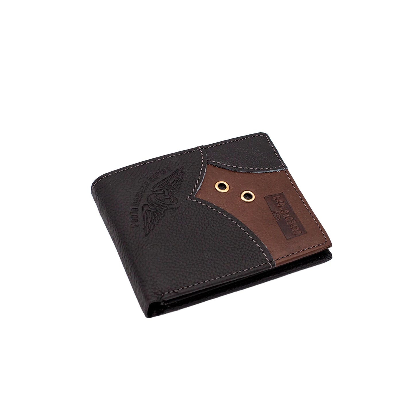 Dompet Kulit Lelaki, Dompet Kopi Hitam, Coklat dan Biru, Pemegang Kad, dengan Poket Syiling/Dompet dengan Kunci RFID untuk Kad Kredit, Dompet Ringan untuk Lelaki/Remaja