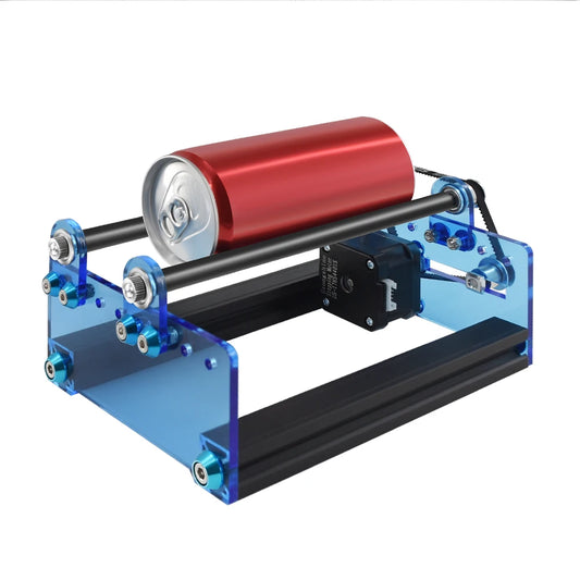 TwoTrees CNC Universal Laser Engraver Rotary Roller Y-Axis Rotary Shaft 360 Degree Rotating For Engraving Cylindrical Objects