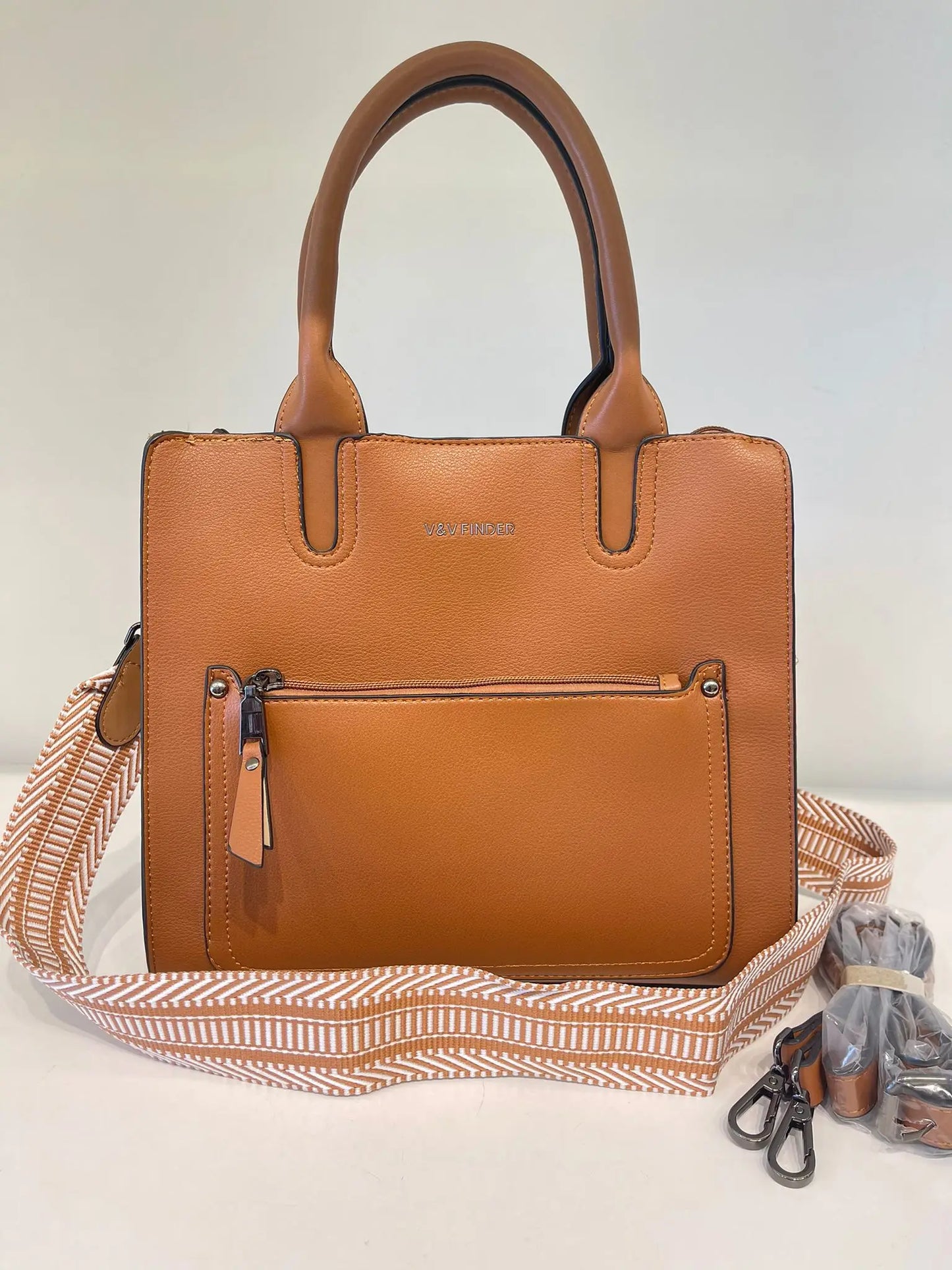 V & V FINDER shoulder bags with two handles very fashion Women's straps, high quality material PU long high width