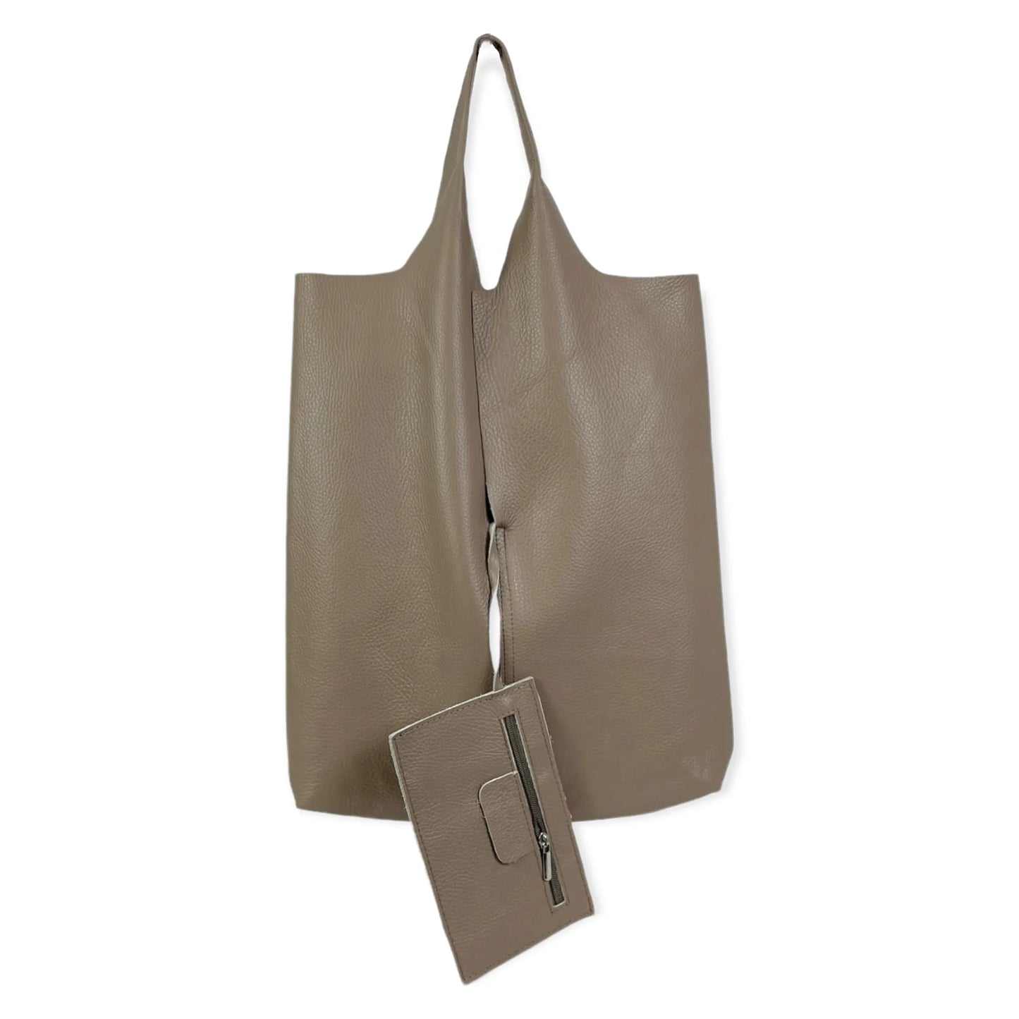 GORETT Women's Genuine Leather Shoulder Bag, with Matching Leather Wallet, College or Work, Autumn 2022 New