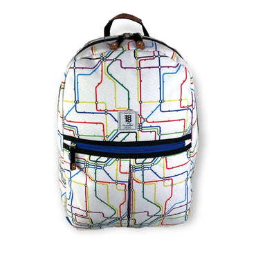 Beg galas sekolah kasual untuk lelaki dan wanita, untuk Institut atau universiti, dengan pemegang bertetulang dan cetakan berwarna-warni,