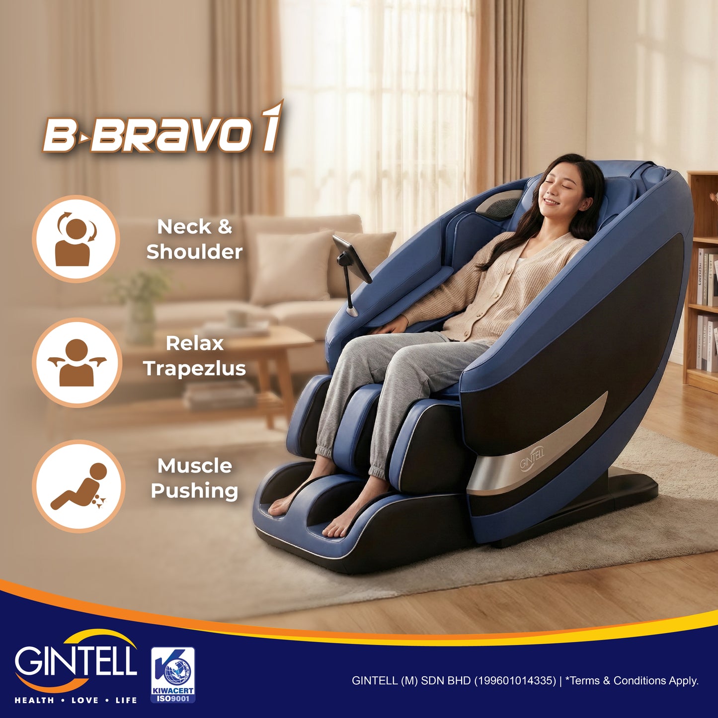 Gintell B-Bravo 1 Massage Chair