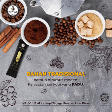 VAHVUUS Tongkat Ali | Lebih Pekat | White Coffee