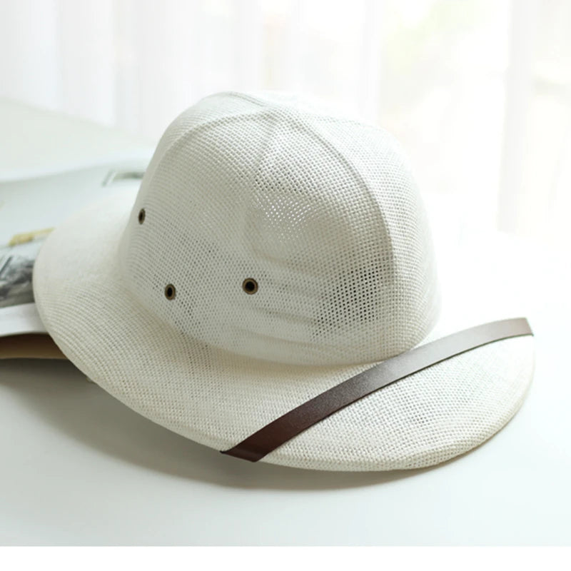 Topi Berjemur Klasik Berkualiti Tinggi Topi Matahari Topi Berventilasi Ayah Boater Baldi Topi Safari Jungle Miners Cap Penternakan Lebah