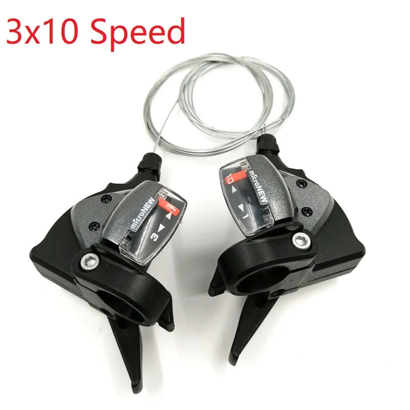MicroNew Basikal Derailleur 3x10 Speed Shift Tuil MTB Mountain Bike 10/30 Speed Shifter Microshift Aksesori Basikal Berbasikal