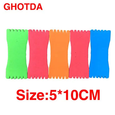 10Pcs/lot fishing line Winding Board Fishing Lure Trace Wire Pesca foam plate