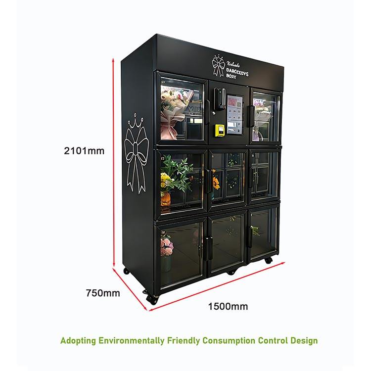 Smart Flower Vending Machine 24-hour Self-service Precise Temperature and Humidity Control Flower Vending Machine