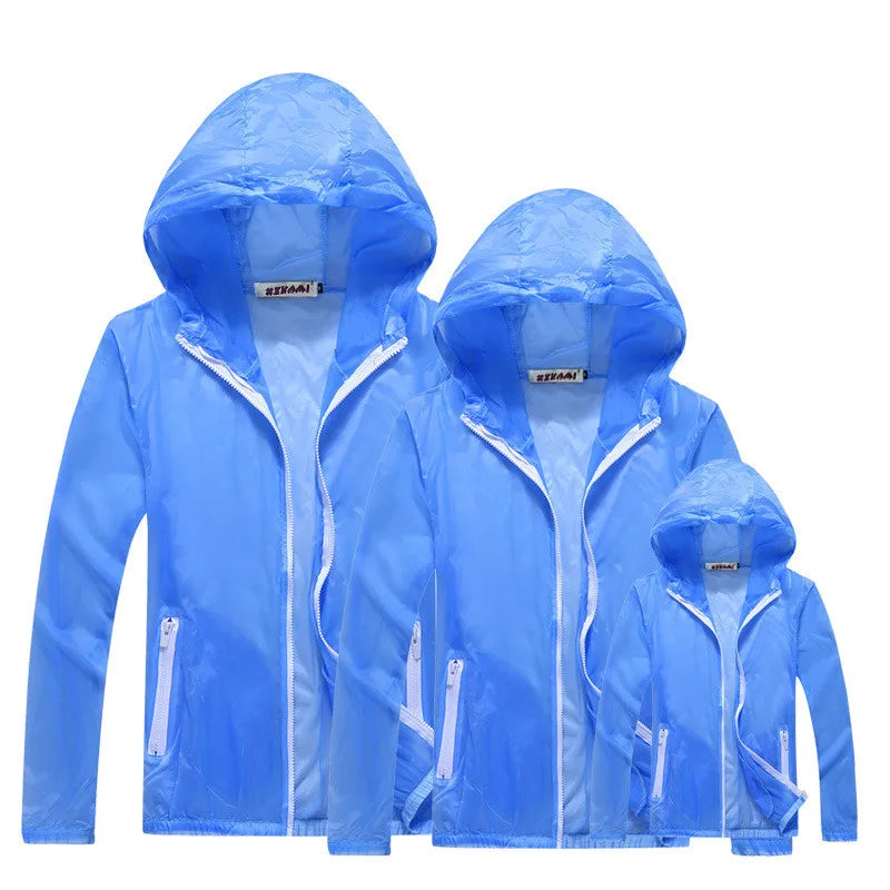Ultra Thin Sunproof Cycling Riding Jacket Quick-Dry Breathable Transparent Running Jacket Anti-Mosquito Fishing Hooded Jacket