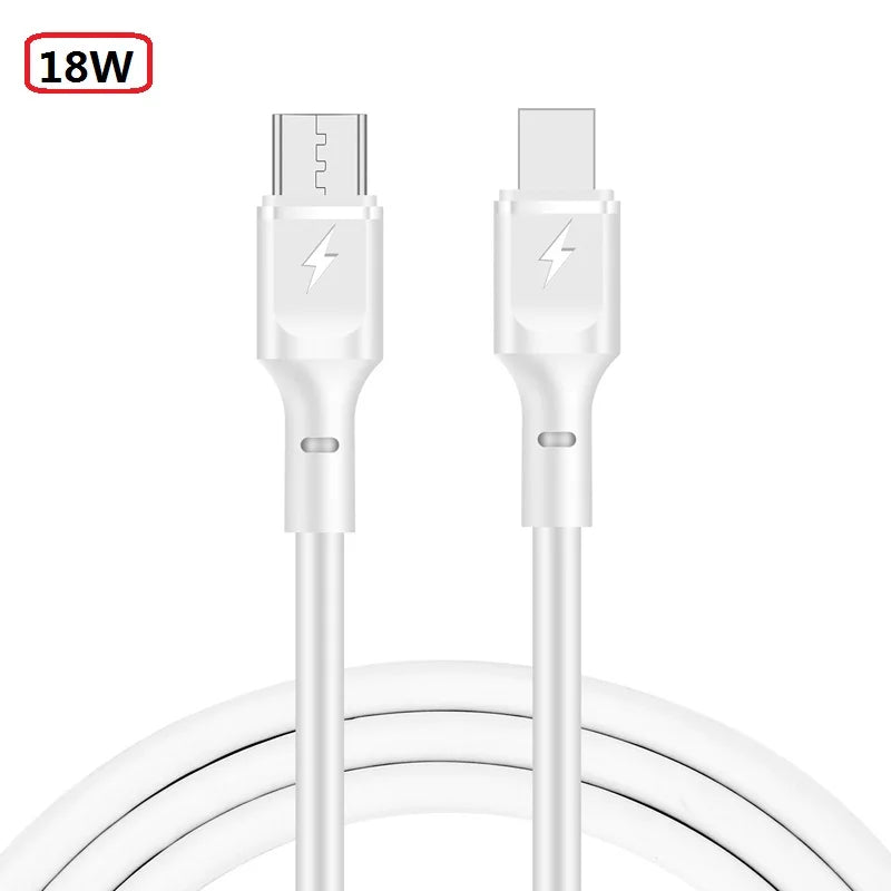 High Quality USB-C to Lightning 18W PD Fast Charging 1M 2M Type-C Data Cable for iPad iPhone 11 Pro XR XS Max X Plus