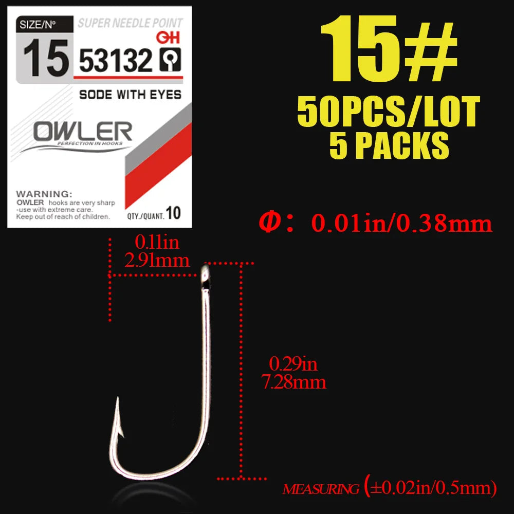 50pcs/lot Fishing Hook SODE With eyes  Barbed Fishhook Bent  Fly Fishing Tackle hook AD Sharp Ringed Carp Hook  iseama