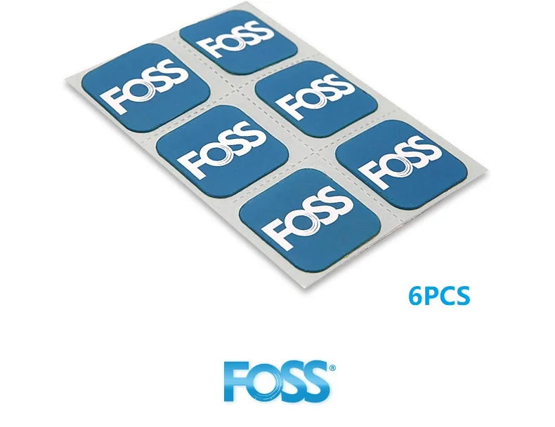 6-PCS FOSS Inner Tube Patch 16/18/20/24/26/27.5/29 Inch 700C Road Bicycle Mountain Bike Tube Repair Self-adhesive Patch Taiwan