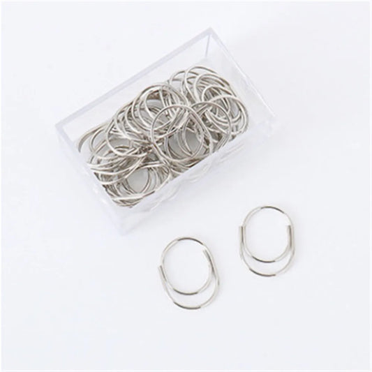 30pcs/box Paper Clips Decorative Colorful Decor For Office Stationery Paper Clip