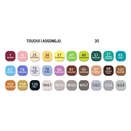 30/40/60/80 Colors Marker Pens Set Dual Tips Art Markers Pen for Sketch Coloring Drawing Painting Brushes кисти для рисования