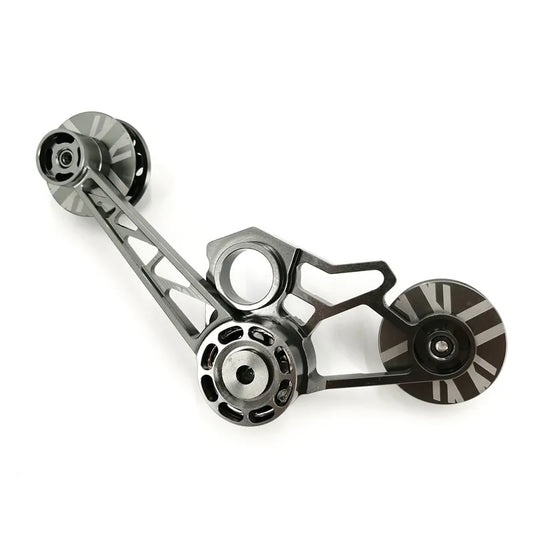 Untuk Brompton Chain Tensioner 2-6 Speed Freewheel Chain Tensioner Guide Panduan Penyesuai Ketegangan Roda Peranti Ketegangan Roda Aloi Aluminium