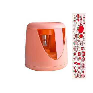 Pengasah Pensel Elektrik Untuk Artis Kanak-kanak Dewasa Pensil Warna Perlengkapan Sekolah