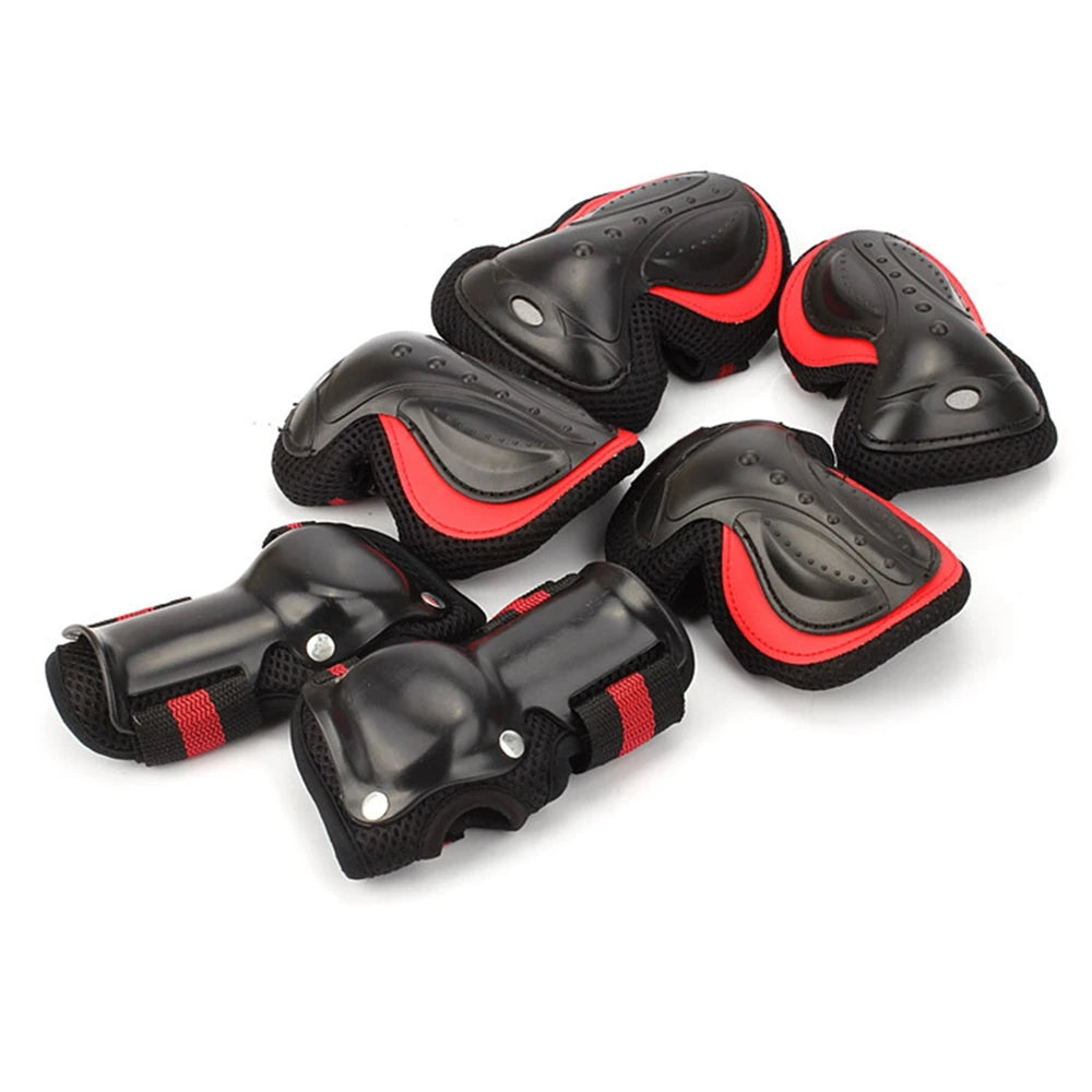 kufun Pad Lutut Siku Alat Pelindung Longboard Skateboard Kanak-kanak Dewasa Basikal Inline Roller Skate Pelindung set Skuter Kanak-kanak