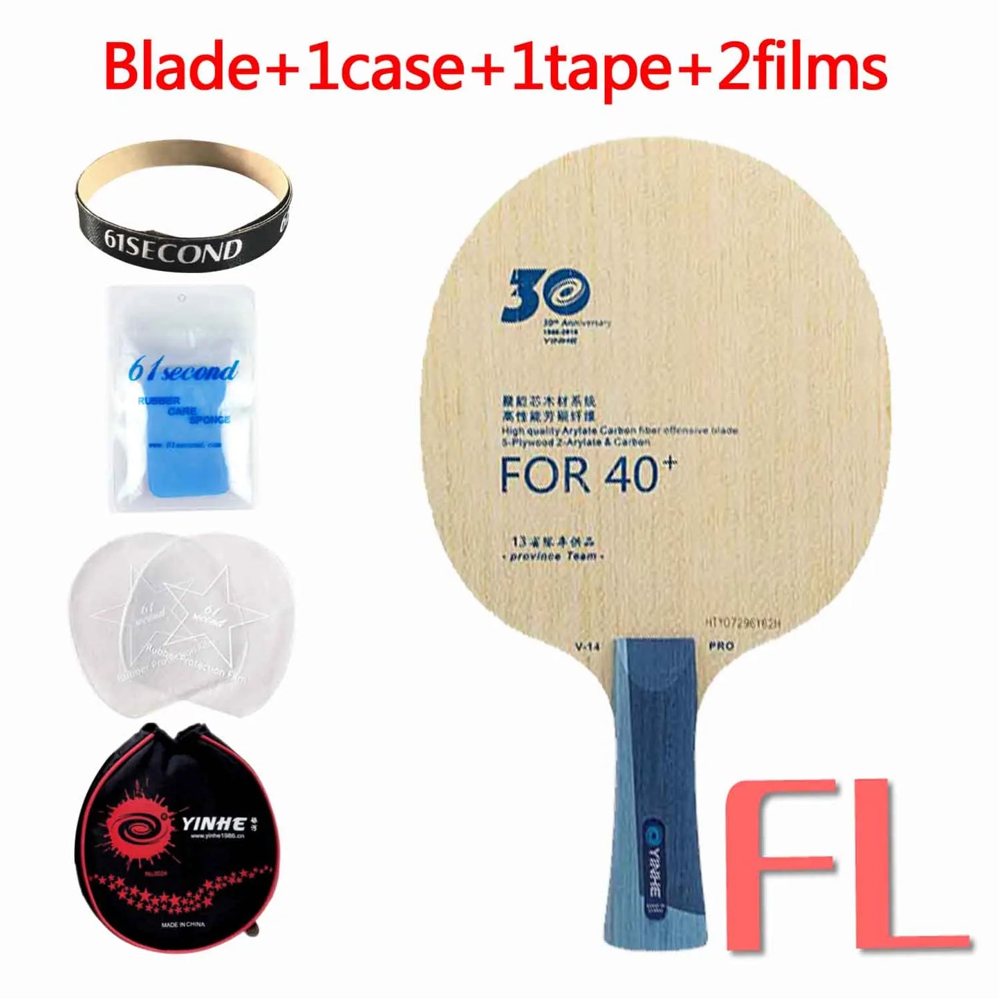 Yinhe 30th Anniversary Version pro V14 V-14 pro pingpong Bilah untuk bahan baharu 40+